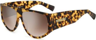 Missoni Ladies Multicolored Rectangular Sunglasses MIS0165SP65