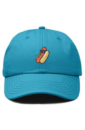Dalix Dog Days Embroidered Casual Cap in Teal at Nordstrom