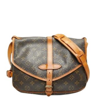 Louis Vuitton Pre-owned Cross Body Bags, female, Brown, Size: ONE SIZE Pre-owned Vintage Cross Body Bag