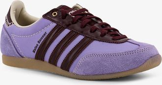 adidas Womens Nylon Sneakers With Suede Inserts Purple Pelle-Nylon Trainers Pelle/nylon