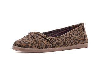 Blowfish Parisian Ballerina/Skimmer Shoes Womens Flat Shoes Leopard : 9.5 M, Synthetic