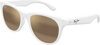Maui Jim Sunglasses, unisex, White, 55 MM, Koaniani AF Sunglasses