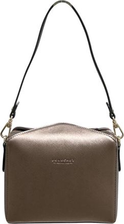 Pourchet Cassetta Schoudertas - Dames - Schoudertassen - Geel - ONE Size - Leer - Tassen