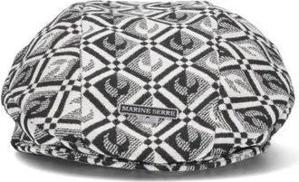 Marine Serre Elegante Zwarte Hoed - unisex - Hoeden - Zwart - S - Accessoires
