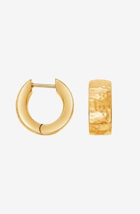 Dower & Hall Chubby Nomad Huggie Hoops in Yellow Gold Vermeil at Nordstrom