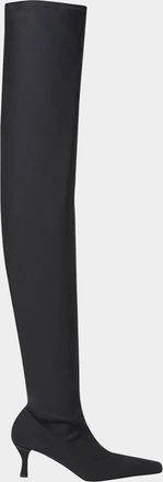 Proenza Schouler 60mm Trap Leather Over-the-Knee Boots