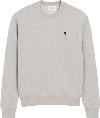 Ami Ami de Coeur Sweatshirt - Heren - Sweatshirts - Grijs - L - Katoen - Hoodies & sweatvesten