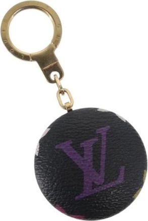 Louis Vuitton Pre-owned Accessories, female, Black, Size: ONE SIZE Pre-owned Canvas Key Holder