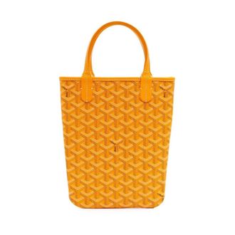 Goyard Pre-owned Tote Bags, female, Yellow, Size: ONE SIZE Pre-owned Anjou Tote Bag Y Print
