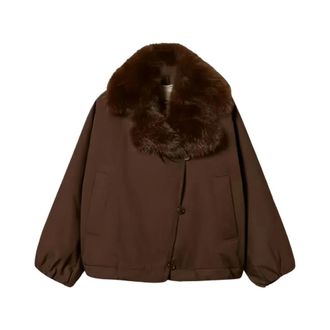 Twinset Mujer, Chaquetas, Marr&oacute;n, Talla: M