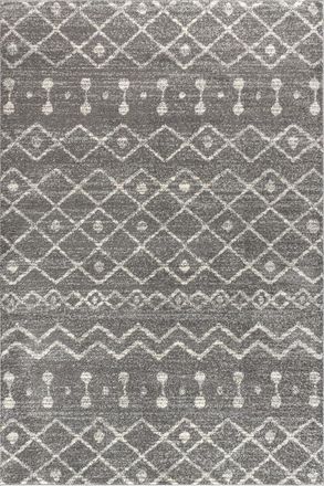 Jonathan Y Designs Aksil Moroccan Beni Souk Area Rug in Gray/cream at Nordstrom, Size 4Ft 0In X 6Ft 0In