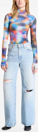 Nike Jordan Body a maniche lunghe - Blu