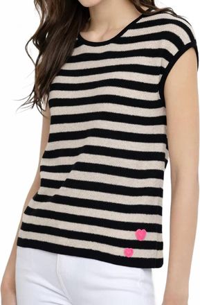 Lisa Todd Summer Lovin Tank In Black/almond