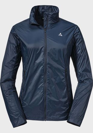 Sch&ouml;ffel Outdoorjacke SCH&Ouml;FFEL Jacket Bygstad L, Damen, Gr. 36, blau (8180, blau), Oberstoff : 100% Nylon, regular fit, hoch geschlossener Ausschnitt, Jacken O