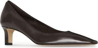 The Row Carla Kitten Heel Pump in Lacquer Brown at Nordstrom, Size 10.5Us