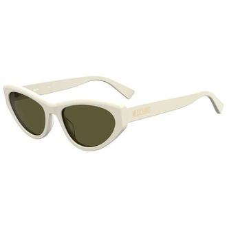 Moschino Sunglasses, female, Beige, Size: 56 MM Mos077/S Sunglasses