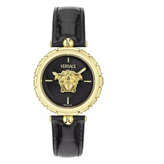 Versace Medusa Heritage - Dames - Horloges - Geel - ONE Size - Leer - Accessoires