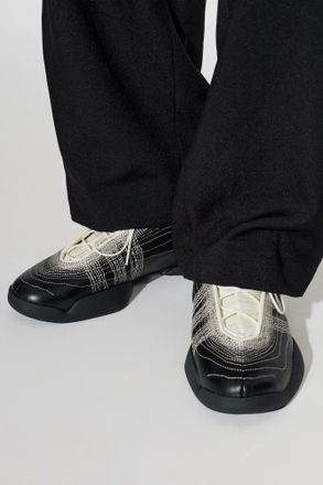 Yohji Yamamoto Regu Embriodery Shoes, Mens, Black