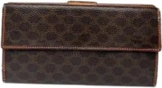 Celine Pre-owned Wallets, female, Brown, Size: ONE SIZE Pre-owned Leather Wallet