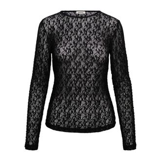 &Co Woman Tris Kant Top - Dames - Tops - Zwart - Maat: XL Poliester
