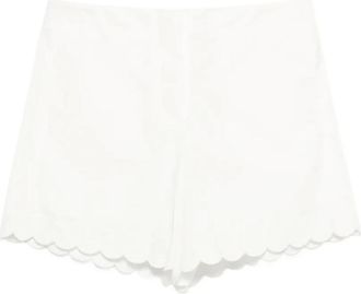 Low Classic LOW Classic, Korte Broeken, Dames, Wit, M, Katoen, Scalloped Shorts