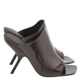 Ferragamo Era X5 Patent Leather Mules, Size 7 C