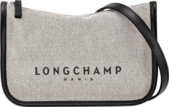 Longchamp Essential Toile East/West Crossbody Bag in Ecru at Nordstrom