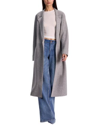 Alice & Olivia Alice + Olivia Rowan Wool Wrap Coat