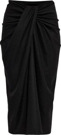 Isabel Marant Jeldia Rok - Dames - Midirokken - Zwart - XS - Wol - Rokken