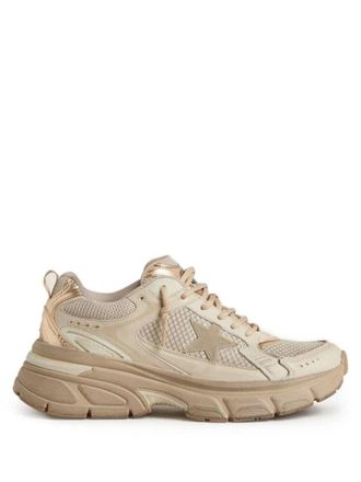Golden Goose Lightstar Net Leather And Suede Upper Tpu Star Net Heel
