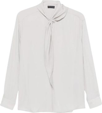 Emporio Armani Blouses - Dames - Blouses - Grijs - M - Overhemden