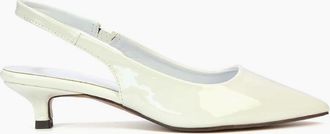 XY London Womens XY London Womens/Ladies Jenny Sling Back Kitten Heel Pumps - White - Size: 7