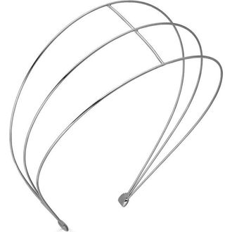 Epona Valley Petite Saint Germaine Headband in Silver at Nordstrom