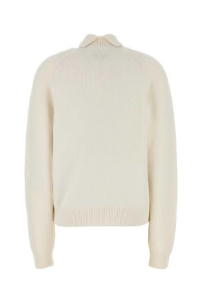 Fendi Fzxc46asjj F08qq White Exterior: Cashmere Nylon Maglieria Sweater