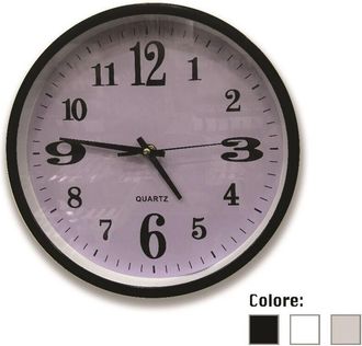 Trade Shop Trade Shop - Orologio Da Parete Rotondo Movimento Al Quarzo Complemento Decorazione Arredo Casa