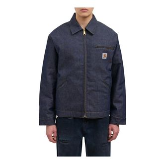 Carhartt Work in Progress Heren, Jassen, Blauw, Maat: M Katoen