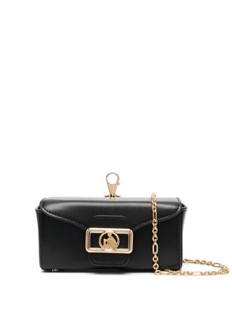 Lanvin Mini-tas met logoplakkaat - Zwart