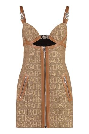 Versace Jaquard Mini Dress