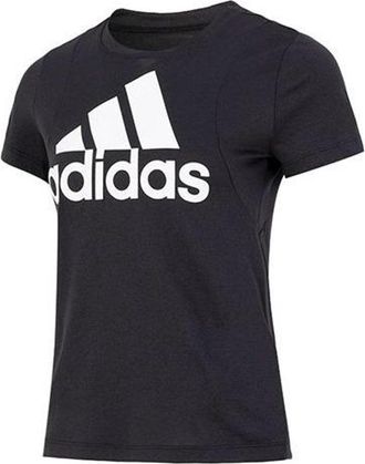 adidas (WMNS) adidas Badge of Sport Logo T-Shirt Asia Sizing Black White FT3078