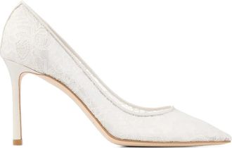 Jimmy Choo London Romy 85 Lace Ivoryivory Jxo
