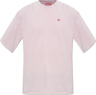 Diesel Tops, Heren, Roze, L, Katoen, T-Shirt T-Boxt-Aa 14