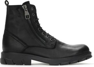Kazar Zwarte herenlaarzen - Heren - Veterlaarzen - Zwart - 44 EU - Schoenen