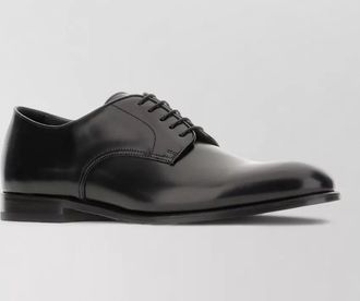 Doucal's leather derby lace-up shoes