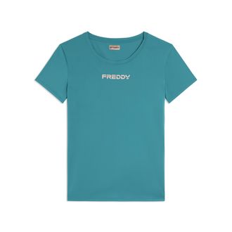 Freddy T-shirt regular in tessuto tecnico leggero