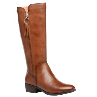 Pikolinos Daroca Leather Womens Knee high Boots - UK 6-6.5 - US 8.5 Women - EU 39 - Cuero - Size:UK 6-6.5