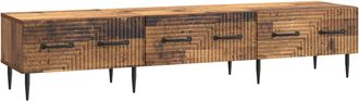 vidaXL Mueble De Tv Con Caj&oacute;n Madera Envejecida 147 X 34,5 X 30 Cm Vidaxl