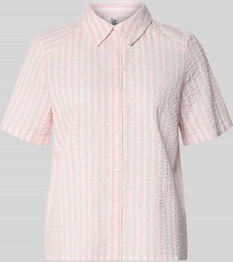 Pieces Regular Fit Hemdbluse aus reiner Baumwolle Modell TINNA in Rosa, Gr&ouml;&szlig;e XL