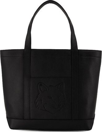 Maison Kitsuné Fox Head Medium Shopper Bag