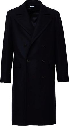 Boglioli Double-breasted jas - Heren - Mantels - Blauw - Maat: XL Zijde
