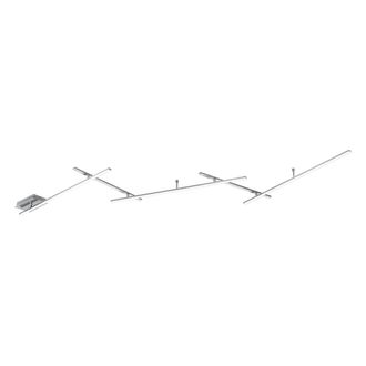 Trio Indira Plaf&oacute;n-aplique 5 Varillas Orientables Retroiluminaci&oacute;n N&iacute;quel L245 Cm Lighting